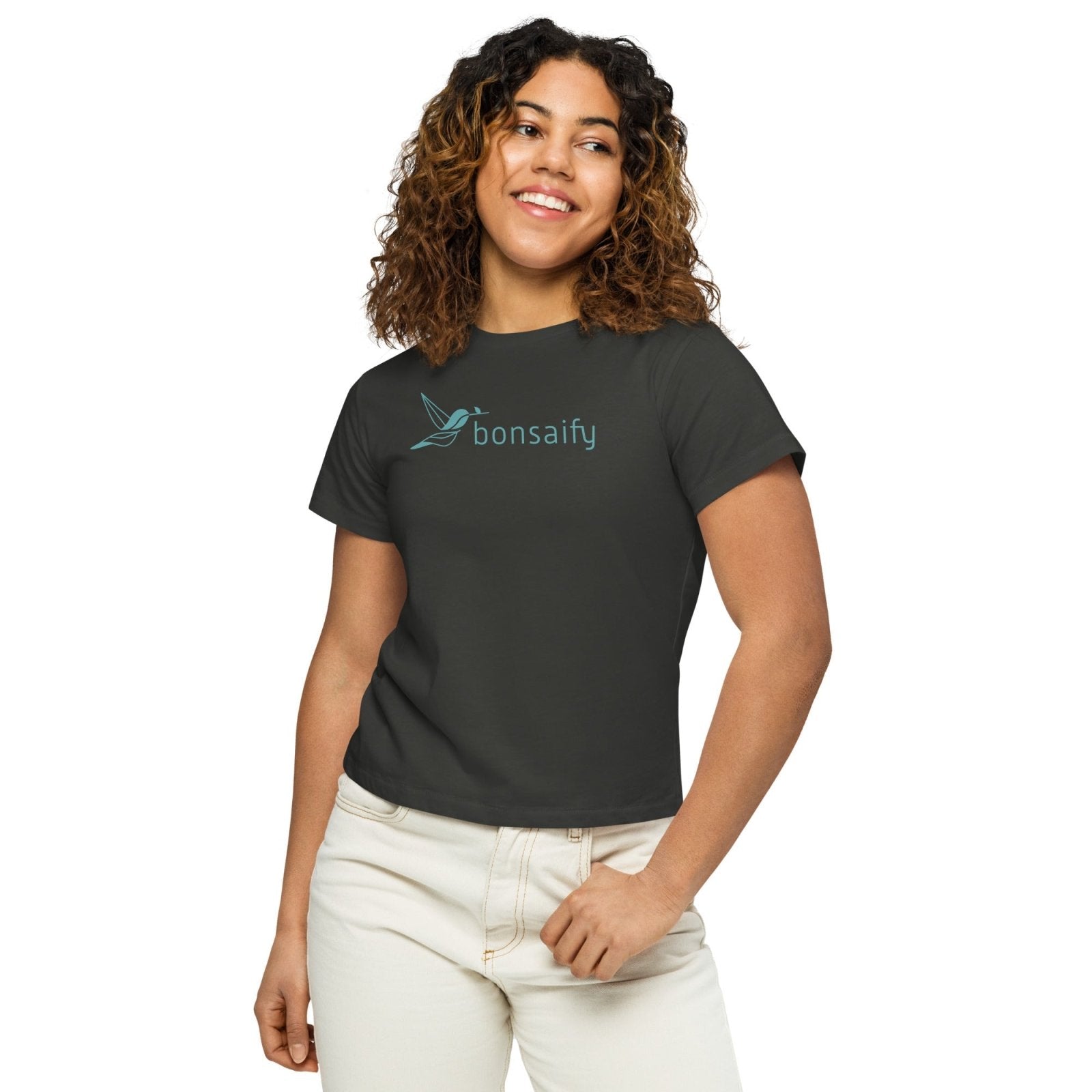 Bonsaify Women’s high - waisted logo t-shirt - Bonsaify