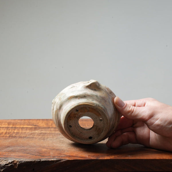 Eric Schrader Ash - Splashed Round Pot #31 - Bonsaify