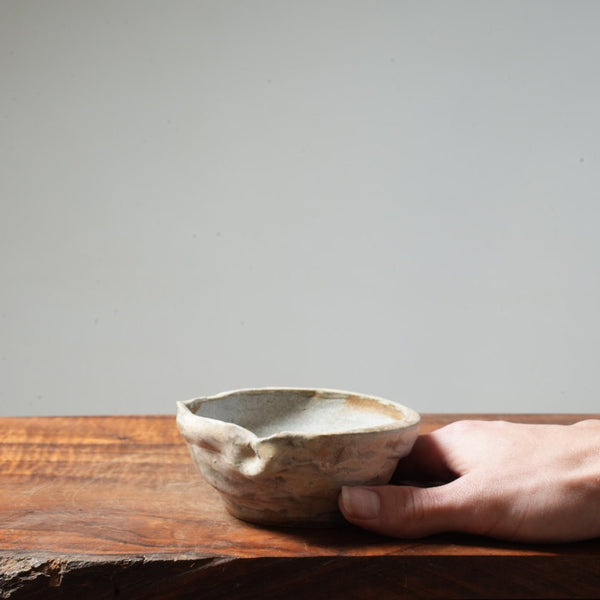 Eric Schrader Ash - Splashed Round Pot #31 - Bonsaify