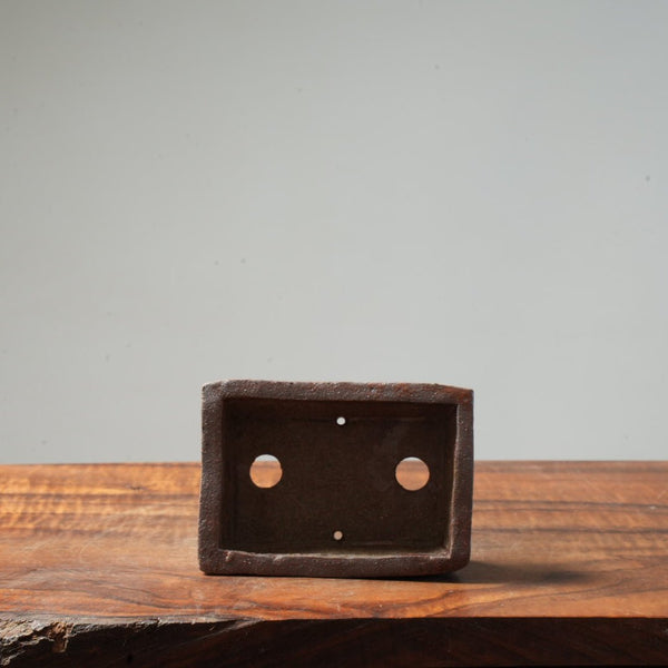 Eric Schrader Ash - Splashed Small Pot #22 - Bonsaify