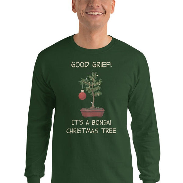 Good Grief Bonsai Christmas Long Sleeve Shirt - Bonsaify