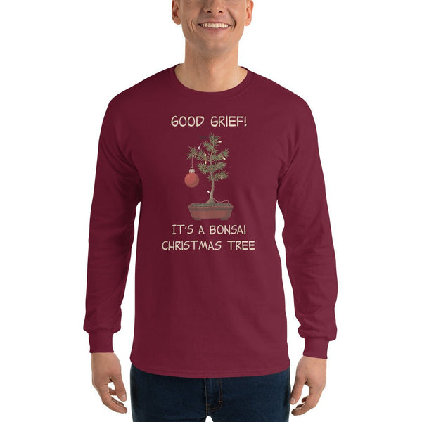 Good Grief Bonsai Christmas Long Sleeve Shirt - Bonsaify