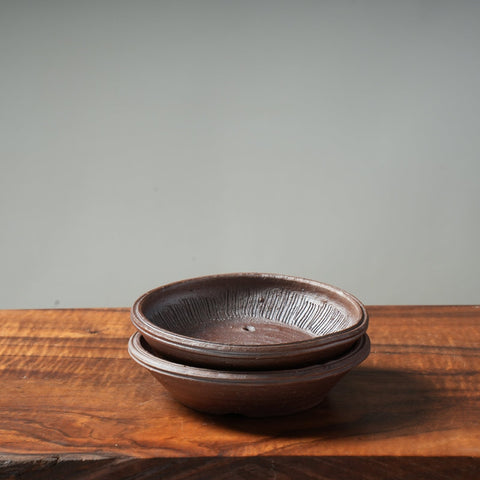 Mitunobu Ito Medium Shallow Round Bonsai Containers - Bonsaify