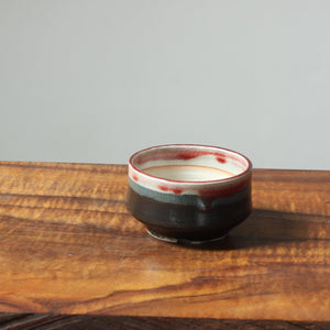 Arakawa Black and Red Tea Cup Bonsai Container - Bonsaify