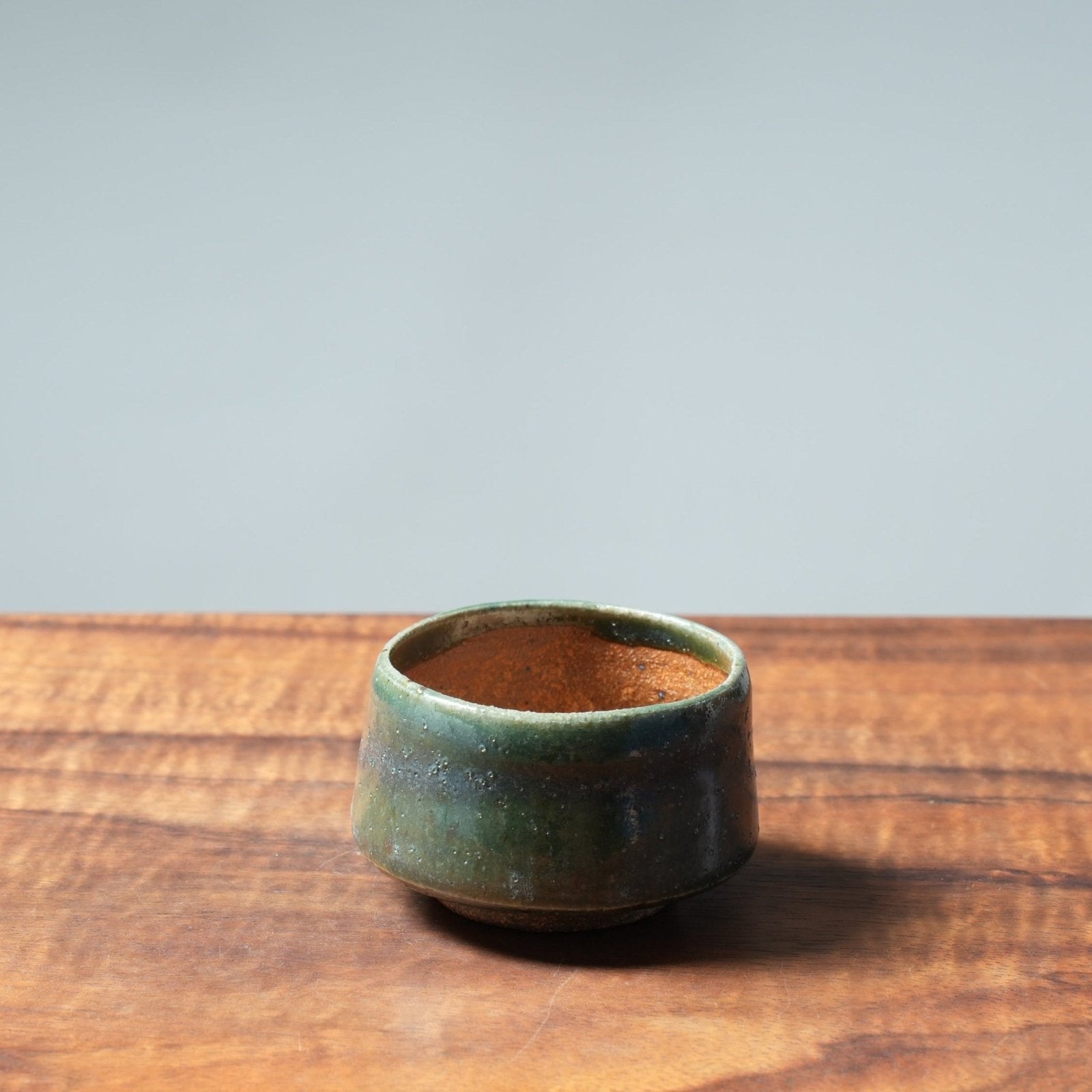Arakawa "Oribe Meadow" Tea Cup Bonsai Pot - Bonsaify