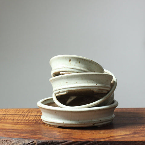 Arakawa "Sparrow Egg" Glazed Ovals - Bonsaify