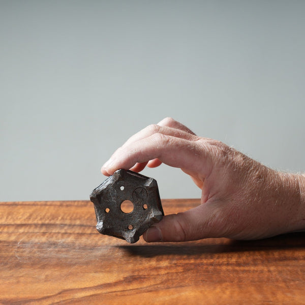 Eric Schrader Dark ash-splashed Hexagon #24 - Bonsaify