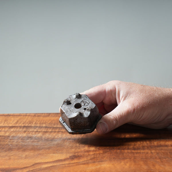 Eric Schrader Dark ash-splashed Hexagon #8 - Bonsaify