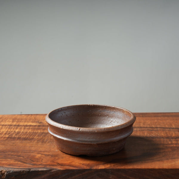 Mitunobu Ito Medium Banded Round Bonsai Pot - Bonsaify