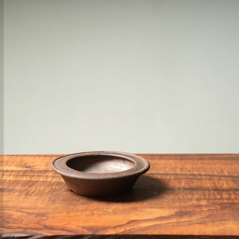 Mitunobu Ito Small Hat-Rim Round Bonsai Pot - Bonsaify