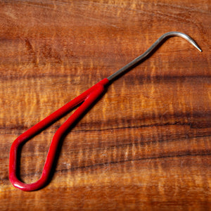 Red Handled Bonsai Root Hook - Bonsaify